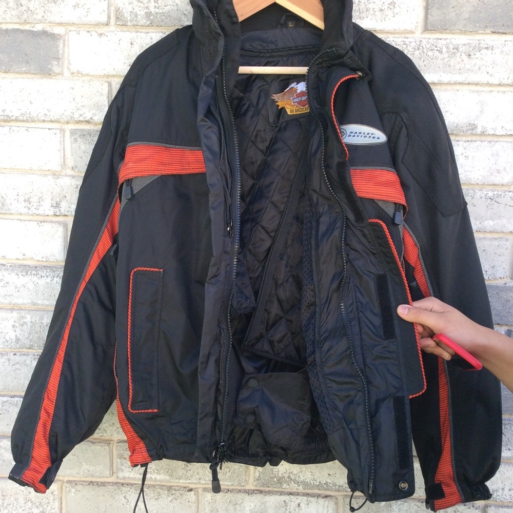 Harley Davidson Motorcycle Jacket Padded - Picture 3 of 8